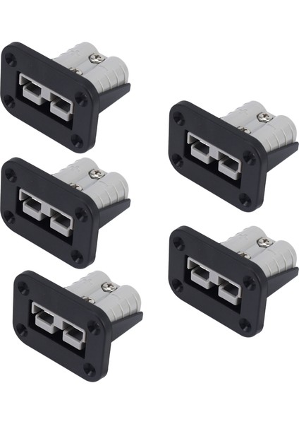 5x Gömme Montaj 50 Amp Anderson Fiş Montaj Braketi Panel Kapağı Tekne Kamyon Için (Yurt Dışından)