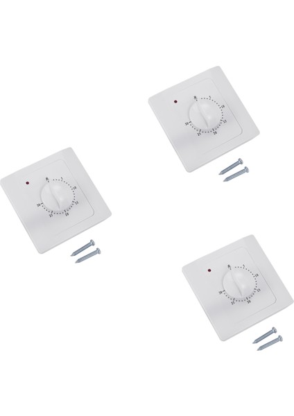 3x Ac 220 V 10A 30 Dakika Geri Sayım Sayacı Anahtarı Elektrikli Dijital Zaman Fişi Kontrol Anahtarı Zamanlayıcı Soket Topuzu Tarzı Mekanik (Yurt Dışından)