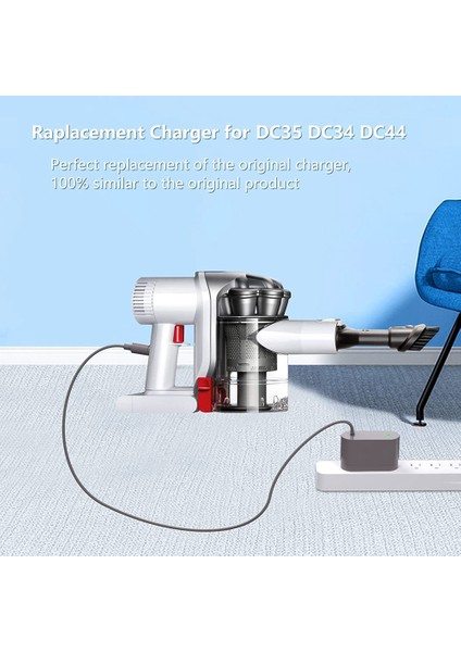 Şarj Cihazı DC30 DC31 DC34 DC35 DC44 DC45 DC56 DC57 Elektrikli Süpürge Güç Kablosu Güç Adaptörü Abd Tak (Yurt Dışından) fiyatları