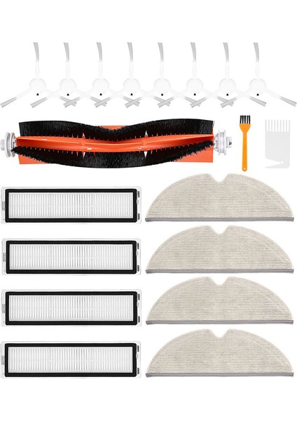 Yedek Parçalar Ana Fırça Yan Fırça Hepa Filtre D9 D9 Max D9 Pro L10 Pro Elektrikli Süpürge Aksesuarları (Yurt Dışından)