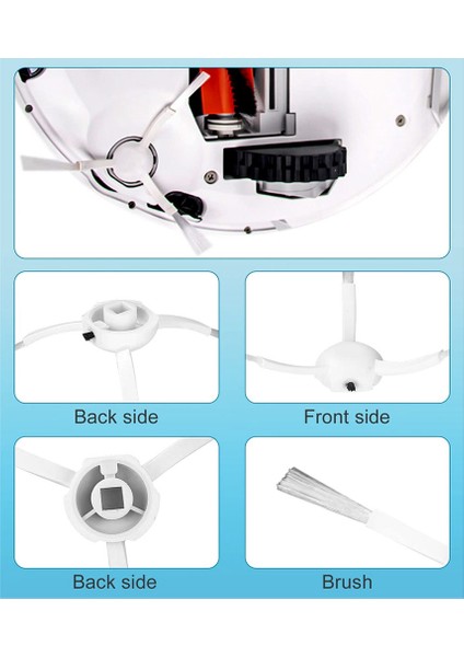 Yedek Parçalar Ana Fırça Yan Fırça Hepa Filtre D9 D9 Max D9 Pro L10 Pro Elektrikli Süpürge Aksesuarları (Yurt Dışından) fırsatları