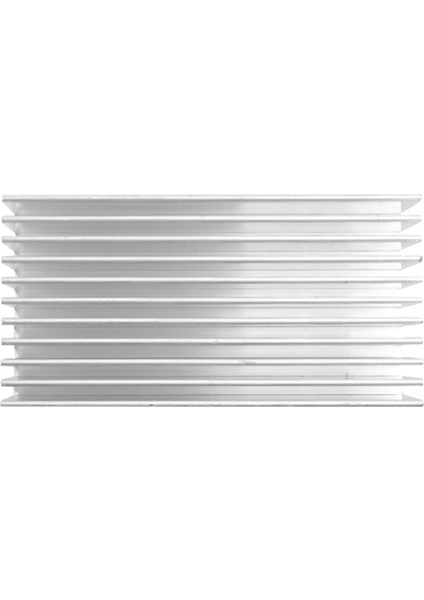 Gümüş Ton Alüminyum Radyatör Soğutucu Isı Emici 100X50X30MM (Yurt Dışından)
