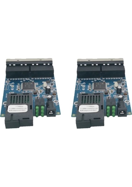 Fiber Ethernet Anahtarı Medya Dönüştürücü Fiber Optik Medya Fiber Bağlantı Noktası 1F4E 1G4E Pcba 10/100/1000M (Yurt Dışından)