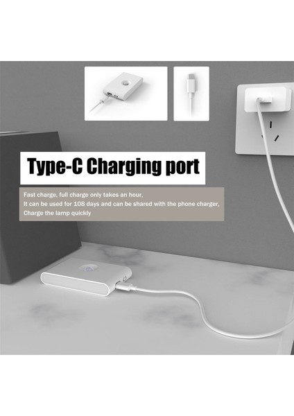 LED Indüksiyon Gece Lambası Kablosuz USB Şarj Insan Vücudu Indüksiyon Duvar Lambası Manyetik Koridor Dolabı Gece Lambası (Yurt Dışından)