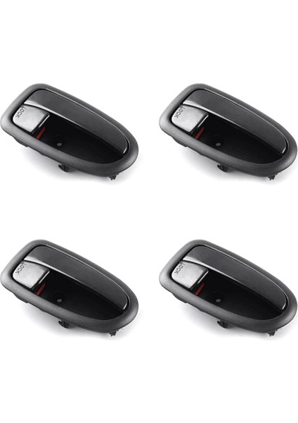 4x Araba Siyah Iç Kapı Kolu Yakalama 2001-2010 82620-17010 Sağ (Yurt Dışından)