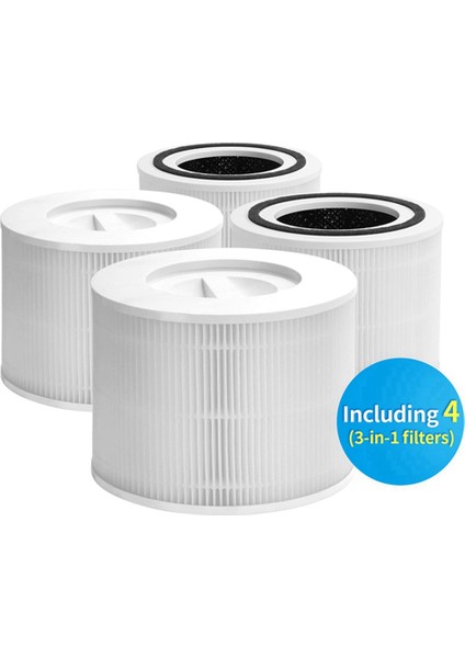 Hava Temizleme Cihazı Core 300 Core 300S Core 300-RF Aksesuarları Için Yedek Filtre, 3-In-1 Gerçek Hepa Filtre (Yurt Dışından) fiyatları