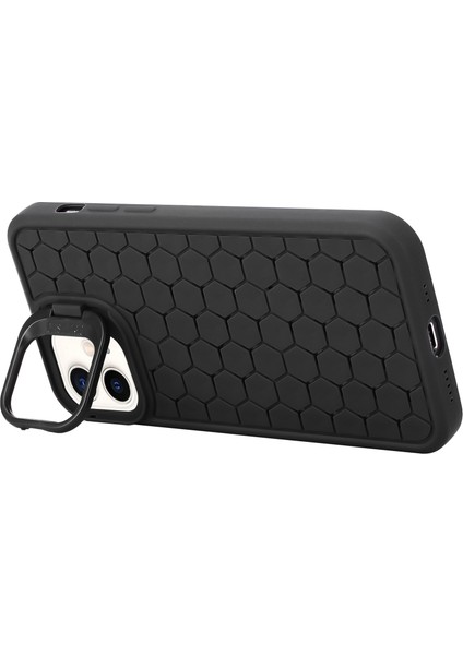 Lens Çerçeveli iPhone 11 Kılıfı Kickstand Tpu Isı Dağılımı Telefon Kapağı - Siyah (Yurt Dışından) fırsatları