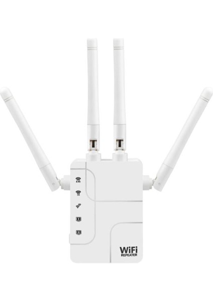 Wifi Genişletici ve Sinyal Amplifikatörü, Duvardan Geçen Güçlü Wifi Güçlendirici 1200MBPS Çift Bantlı 2.4/5g Kablosuz Tekrarlayıcı, Abd Fişi (Yurt Dışından)