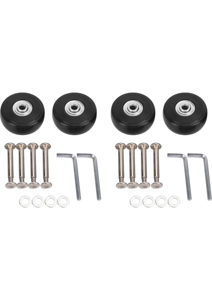 4 Takım Bagaj Bavul Yedek Tekerlekler Akslar Deluxe Onarım Aracı 50 x 20 x 6,1 mm (Yurt Dışından)