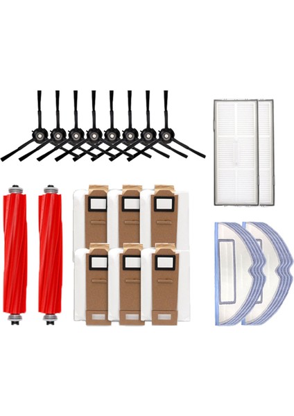 Aksesuarları S7 T7S T7PLUS T7SPLUS Rulo Fırça Paspas Bez Filtre Yan Fırça Toz Torbası Elektrikli Süpürge Yedek Parçaları (Yurt Dışından)