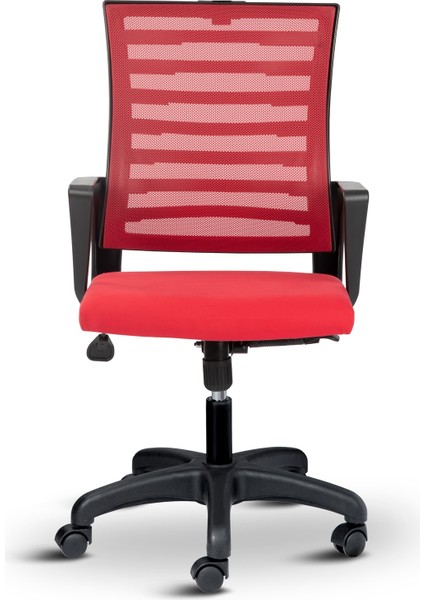 Capri Fileli Başlıksız Ofis Koltuğu Çalışma Koltuğu Plastik Ayak