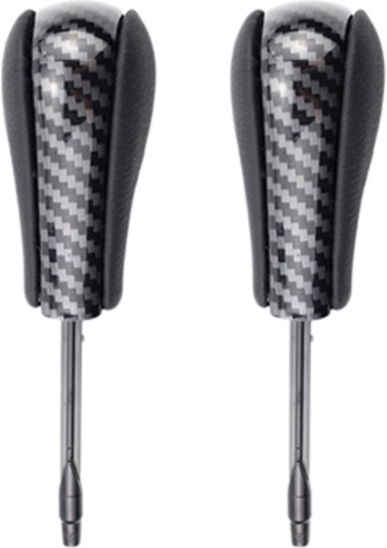 2x Karbon Fiber Manuel Vites Topuzu Fit Için E36 E38 E39 E46 Z4 Z3 E53 X5 X3 E60 E61 Uzun Kol Shifter (Yurt Dışından)