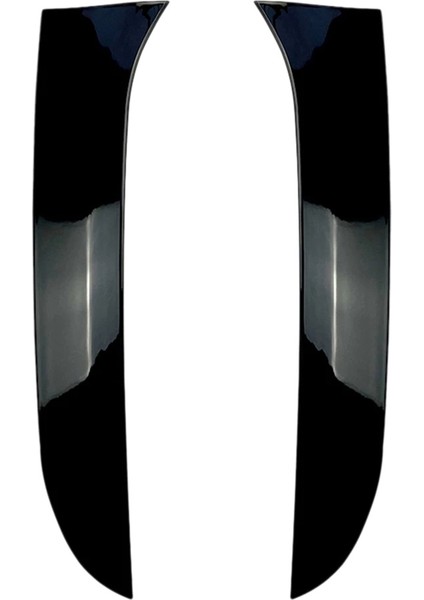 2 Adet Parlak Siyah Arka Pencere Yan Canard Spoiler Splitter Trim Golf 6 Mk6 Varyant Wagon 2008-2013 (Yurt Dışından)