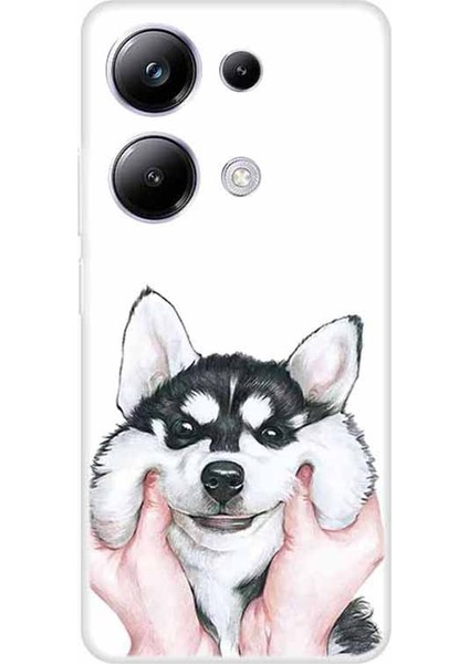 Xiaomi Redmi Note 13 Pro 4g / Poco M6 Pro 4g Kılıf Desen Baskı Yumuşak Tpu Telefon Kabuğu Için - Husky (Yurt Dışından)