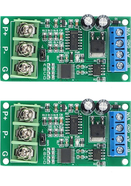 2x PT100 Termal Direnç Rtd Sıcaklık Sensörü Verici RS485 Modubs Rtu Modülü (Yurt Dışından)