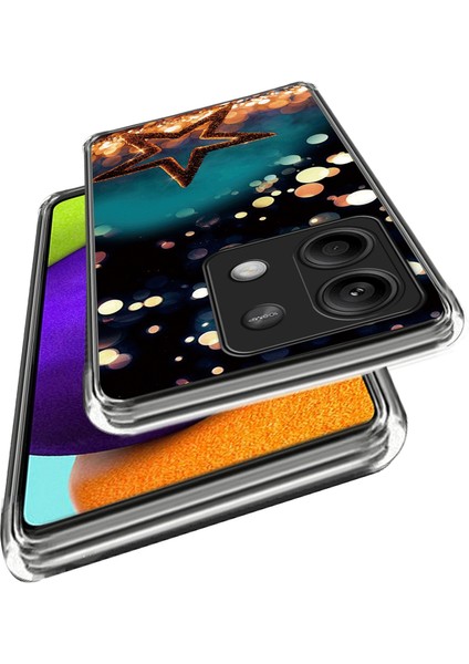Xiaomi Redmi Note 13 5g Telefon Kılıfı Için Desen Baskılı Yumuşak Tpu Arka Kabuk - Beş Köşeli Yıldız (Yurt Dışından) fiyatları