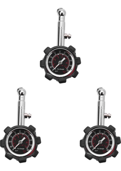 3x Araba 100PSI Çok Fonksiyonlu Lastik Basınç Göstergesi Lastik Basıncı Izleme Ölçer Lastik Basınç Göstergesi (Yurt Dışından)