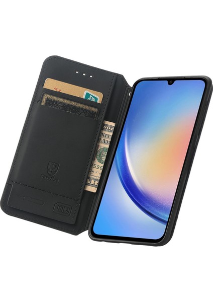 Samsung Galaxy A35 5g Kılıf Için Caseneo 001 Serisi Rfıd Engelleme Cüzdan Deri Kapak - Magic Space (Yurt Dışından) fiyatları