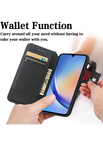 Samsung Galaxy A35 5g Kılıf Için Caseneo 001 Serisi Rfıd Engelleme Cüzdan Deri Kapak - Magic Space (Yurt Dışından) indirimleri