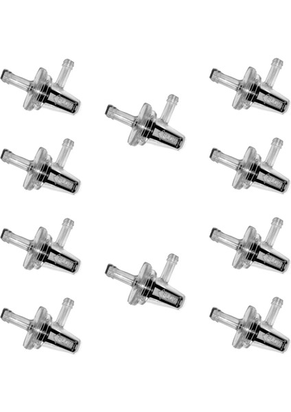 10 Adet Evrensel Motosiklet Sağ Açı Inline Yakıt Filtresi 1/4 Inç 6mm Hortum Hatları (Yurt Dışından)