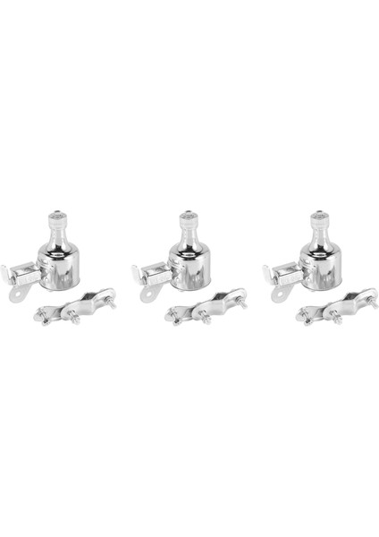 3x Yeni Bisiklet Işık Jeneratörü 12V 6W Dinamo Motorlu Sürtünme Kafası Arka Işık Kiti (Yurt Dışından)