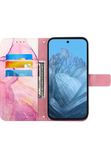 Yb Desen Baskı Deri Serisi-6 Oneplus Nord Ce4 5g Kılıf Standı Omuz Askılı Flip Telefon Kapağı - Pembe / Mor / Altın LS001 (Yurt Dışından) modelleri
