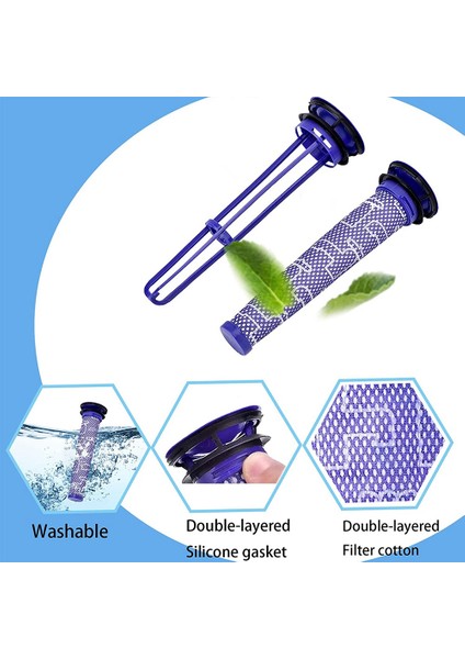 V7 Hepa Motor Sonrası Filtre Kiti ve V7 Animal Için Ön Filtre Değiştirme Filtreleri (Yurt Dışından) indirimleri