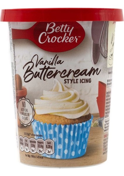 Betty Crocker Vanilla Buttercream Style Icing 400g