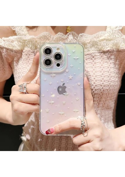 iPhone 12 Pro 6.1 Inç Kılıf Yıldız Tasarımı Gradyan Darbeye Dayanıklı Tpu Cep Telefonu Kapağı Için (Yurt Dışından) fırsatları