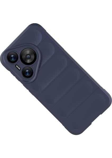 Huawei Pura 70 Kılıf Şok Emme Yumuşak Tpu Telefon Kapağı - Koyu Mavi (Yurt Dışından) fiyatları