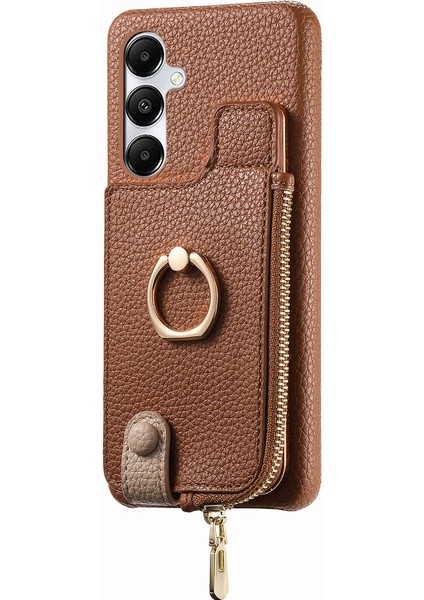 Samsung Galaxy A35 5g Kılıfı Için Y3 Litchi Dokulu Kickstand Deri+Tpu Telefon Kapağı - Kahverengi (Yurt Dışından) fiyatları