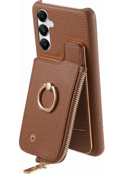 Samsung Galaxy A35 5g Kılıfı Için Y3 Litchi Dokulu Kickstand Deri+Tpu Telefon Kapağı - Kahverengi (Yurt Dışından) fırsatları