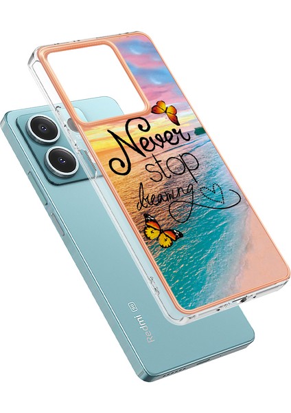 Yb Imd Serisi-1 Xiaomi Redmi Note 13 5g Kılıf Galvanik Yumuşak Tpu Telefon Kabuğu - Hayal Etmeyi Asla Durdurmayın (Yurt Dışından) fiyatları