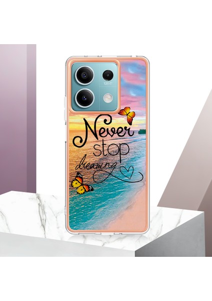 Yb Imd Serisi-1 Xiaomi Redmi Note 13 5g Kılıf Galvanik Yumuşak Tpu Telefon Kabuğu - Hayal Etmeyi Asla Durdurmayın (Yurt Dışından) indirimleri