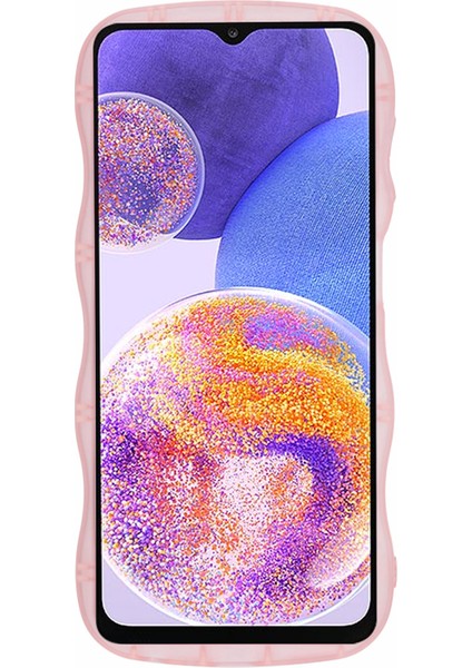 Samsung Galaxy A13 4g Kılıf Dalgalı Kenar Telefon Kapağı Tpu Telefon Koruyucu Kabuk Için Jtw Serisi - Şeffaf Pembe (Yurt Dışından) indirimleri