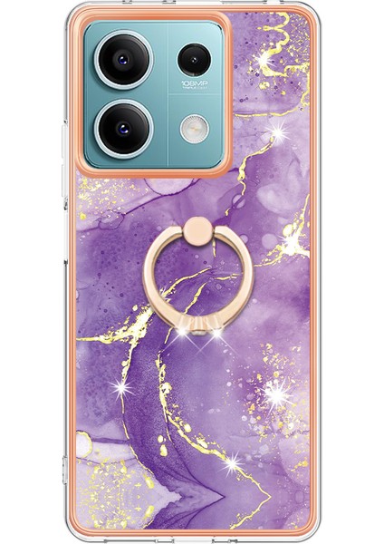 Yb Imd Serisi-10 Xiaomi Redmi Note 13 5g Tpu Kılıf Galvanik Kickstand Telefon Kapağı - Mor 002 (Yurt Dışından) modelleri