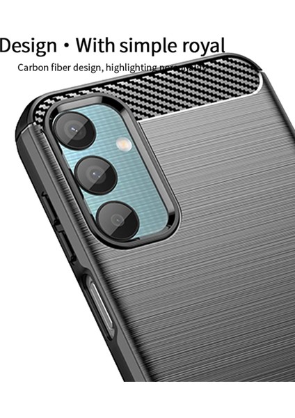 Mofı Jk Tpu Serisi-1 Samsung Galaxy M15 5g / F15 5g Kılıf Fırçalanmış Yumuşak Tpu Telefon Kapağı - Mavi (Yurt Dışından) modelleri