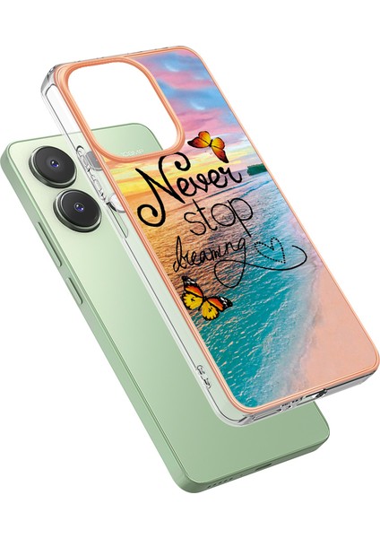 Yb Imd Serisi-1 Xiaomi Redmi Note 13 4g Kılıf Elektroliz Kaplama Koruyucu Tpu Telefon Kapağı - Hayal Etmeyi Asla Durdurmayın (Yurt Dışından) fiyatları