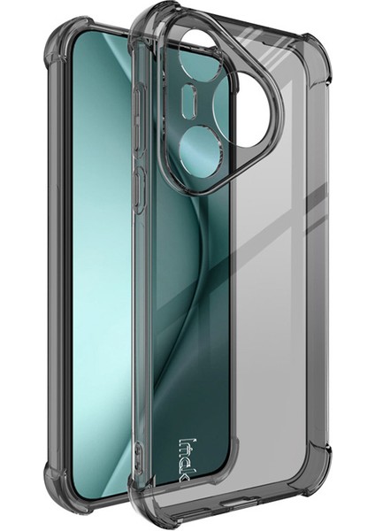 Imak Huawei Pura 70 Cep Telefonu Kılıfı Düşme Koruması Hd Şeffaf Tpu Kapak - Şeffaf Siyah (Yurt Dışından)