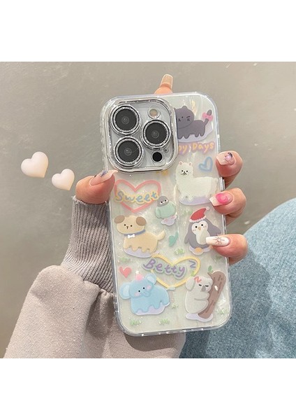 iPhone 12 Pro Için Kılıf Pc+Tpu Telefon Kılıfı, Karikatür Desen Tasarımı+Kabuk Dokusu (Yurt Dışından) fiyatları