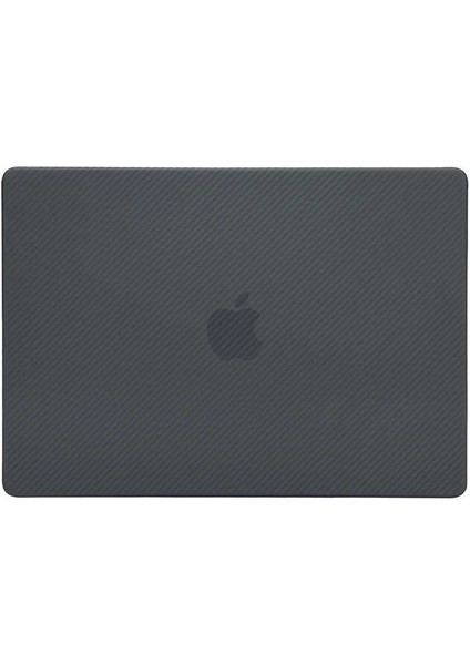 Apple Macbook Pro 16.2 2023 A2780 Uyumlu Msoft Carbon Fiber Tasarımlı Kapak