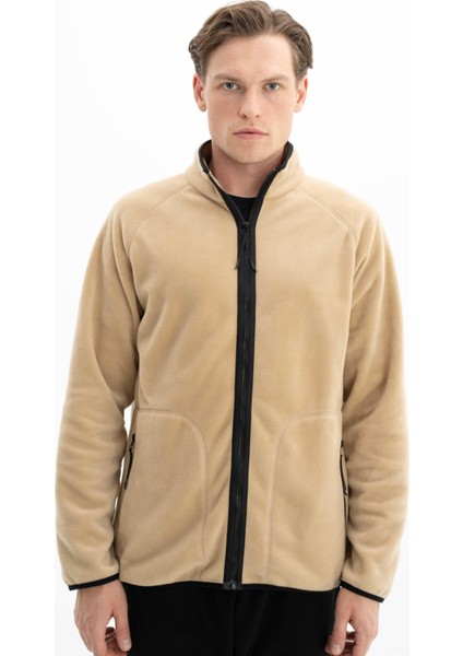 Erkek Şık Regular Fit Tüy Bırakmayan Polar Sweatshirt K26324674601