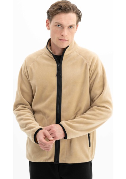 Erkek Şık Regular Fit Tüy Bırakmayan Polar Sweatshirt K26324674601
