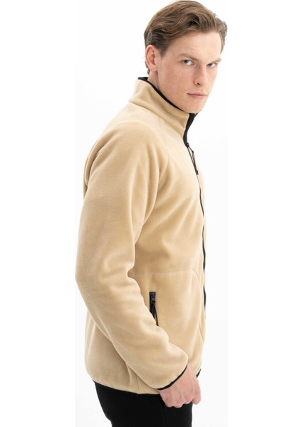 Erkek Şık Regular Fit Tüy Bırakmayan Polar Sweatshirt K26324674601