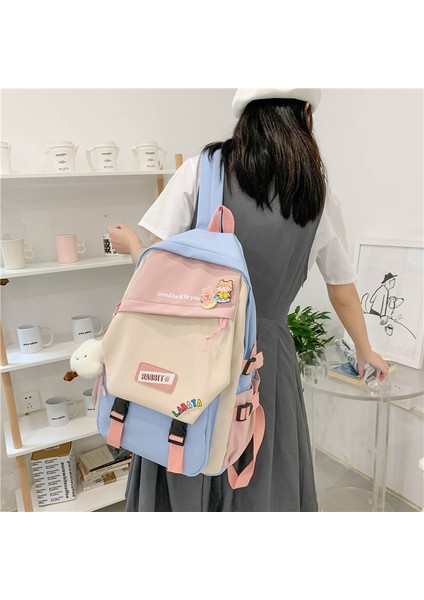 Kontrast Renkli Günlük Sırt Çantası (Yurt Dışından) fiyatları