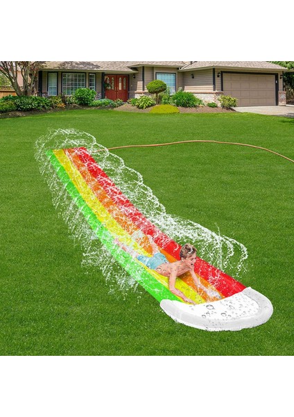 Gökkuşağı Bulut Su Kaydırağı Pvc Çocuk Açık Çim Su Kaydırağı (Yurt Dışından) fiyatları