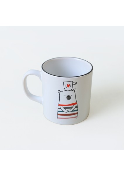 I Love Coffee Silindir Kupa 10 cm