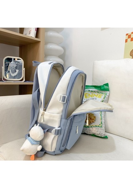 Renk Kontrastı Hafif Sırt Çantası (Yurt Dışından) fırsatları