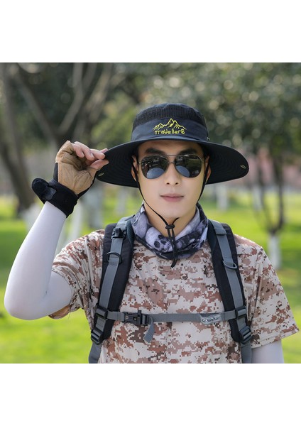 Güneş Koruyucu Nefes Alabilir Anti-Uv Güneşlik Balıkçı Şapkası (Yurt Dışından) modelleri