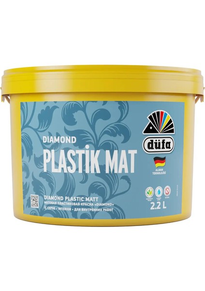 Diamond Plastik İç Cephe Duvar Boyası Mat Beyaz 2.2 l